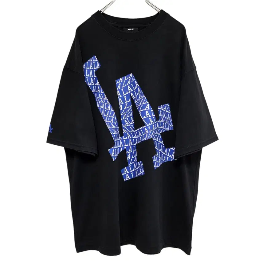 [SOLD OUT] MLB LA DODGERS 남성 반팔티 티셔츠 오버핏 블랙 M