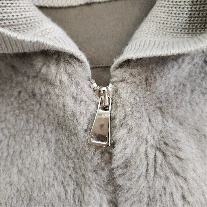 [BUNJANG] City Gee Natural Wool 100% Hooded Mustang Vest / City Gee 천연 양모 100% 후드 무스탕 조끼 77
