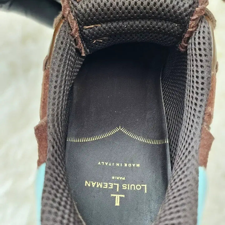 [BUNJANG] Louis Reeman Suede Brown Sneakers / 루이리만 스웨이드 브라운 운동화
