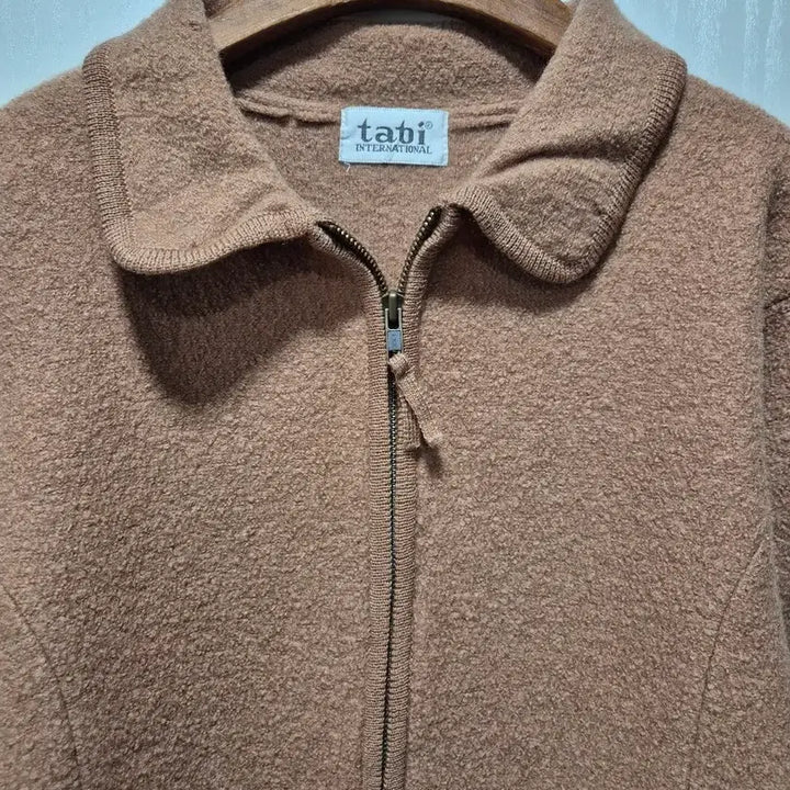 [BUNJANG] VTG Tabi Brown Wool Zip-up Jacket / (세일)VTG. tabi 타비 브라운 압축울 집업 자켓