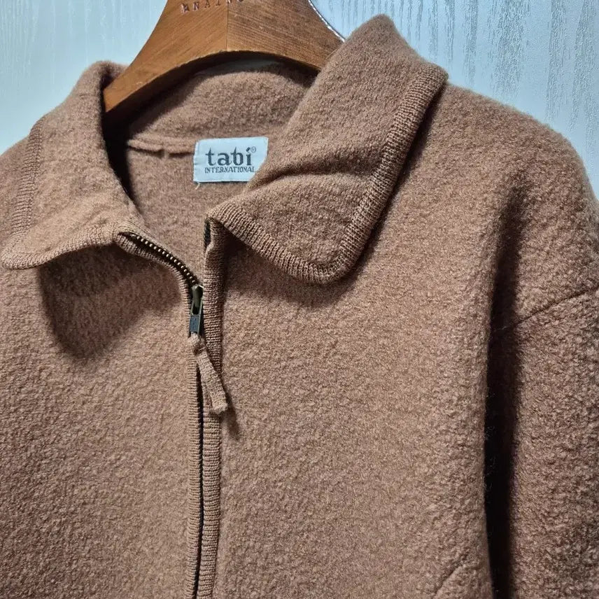 [BUNJANG] VTG Tabi Brown Wool Zip-up Jacket / (세일)VTG. tabi 타비 브라운 압축울 집업 자켓