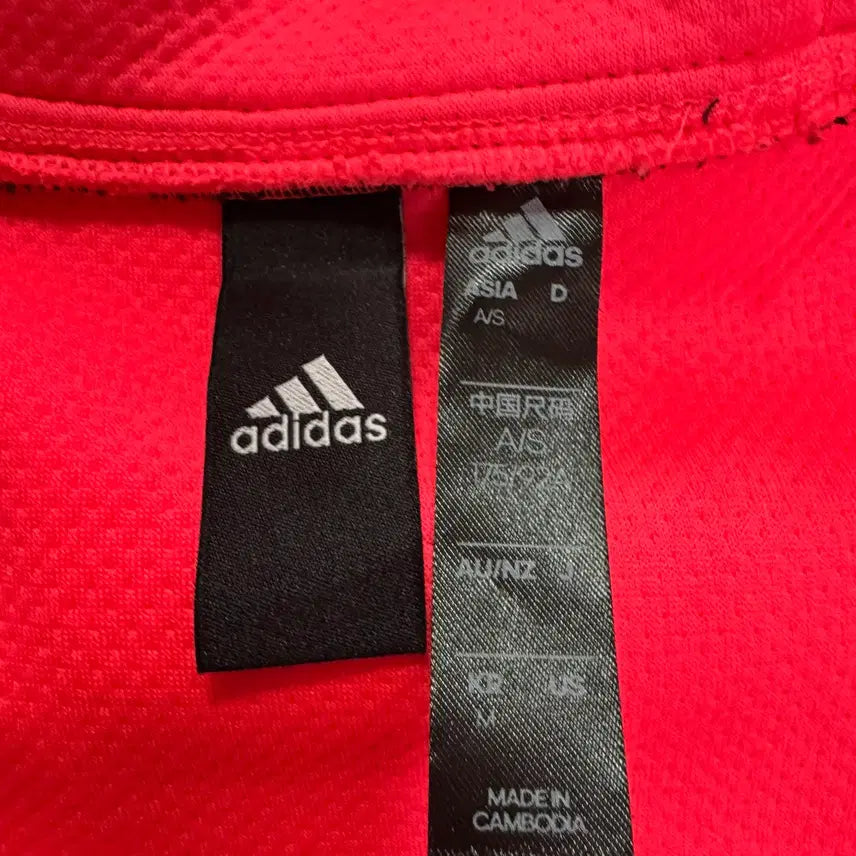 [BUNJANG] Adidas Half-Zip Anorak Hoodie Bright Pink (M) / 아디다스 반집업 아노락 후드 찐핑크 형광(M사이즈)