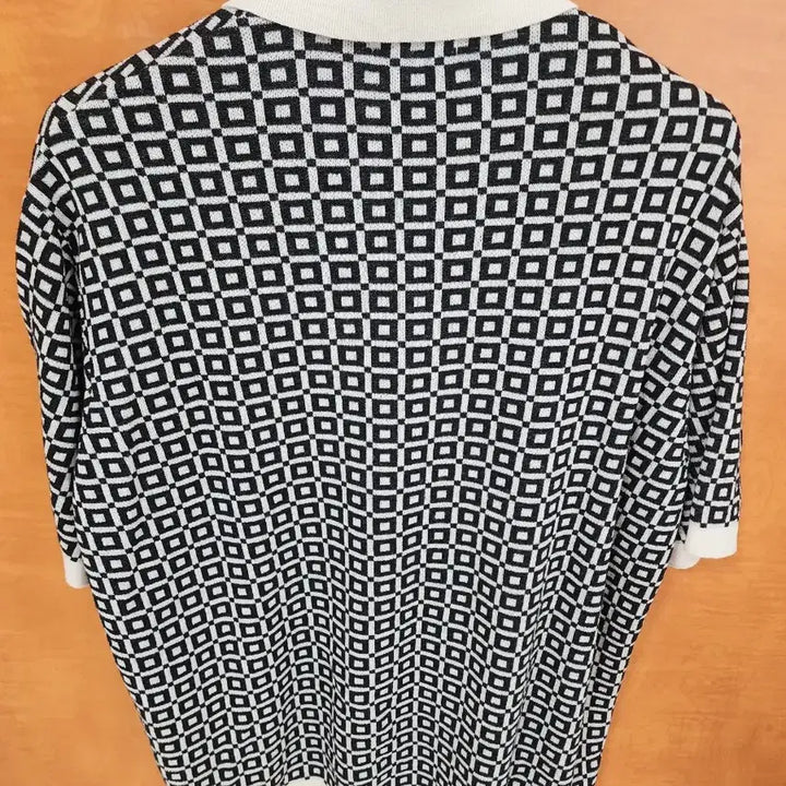 [SOLD OUT] ZARA 자라 패턴 니트 반팔 폴로티 팝니다.