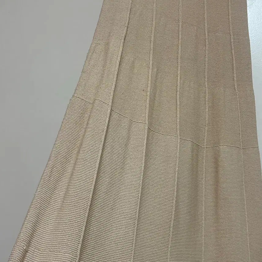 [BUNJANG] ZARA Beige Knit Long Dress / (영국 자라) 베이지 니트 롱 원피스 s-m 시착사진O