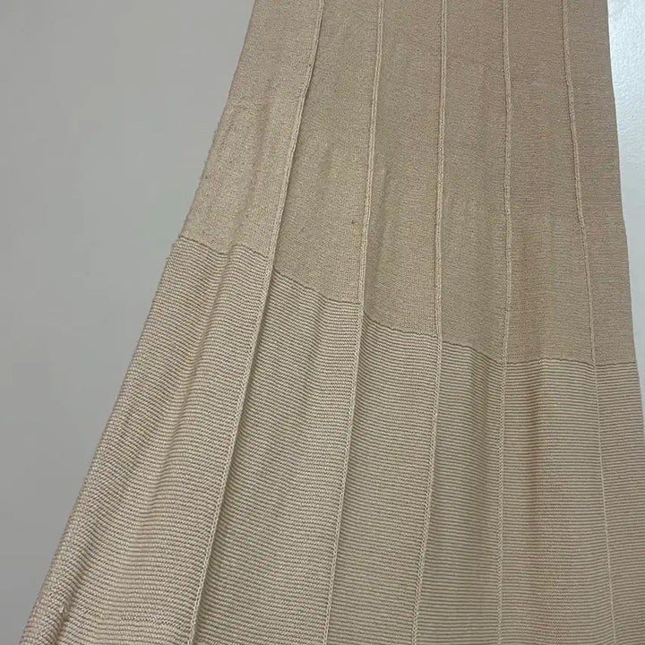 [BUNJANG] ZARA Beige Knit Long Dress / (영국 자라) 베이지 니트 롱 원피스 s-m 시착사진O
