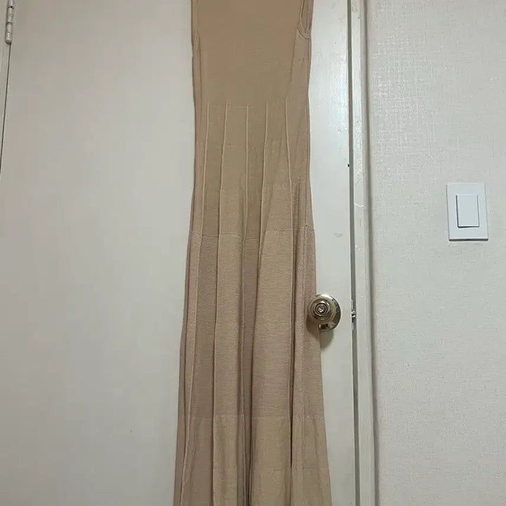 [BUNJANG] ZARA Beige Knit Long Dress / (영국 자라) 베이지 니트 롱 원피스 s-m 시착사진O