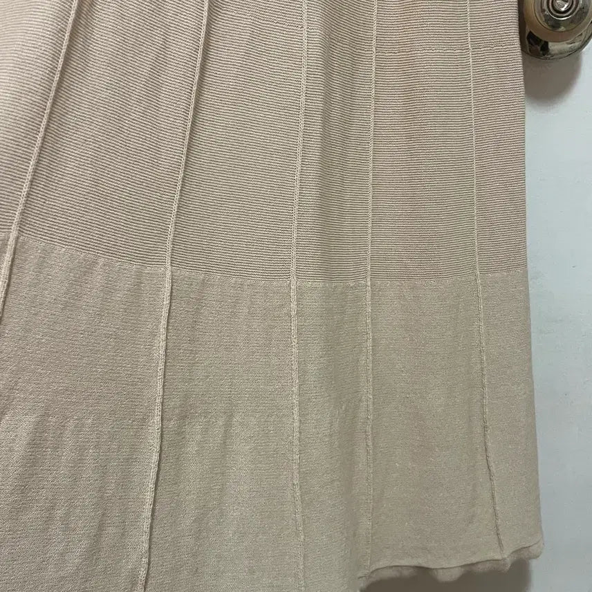 [BUNJANG] ZARA Beige Knit Long Dress / (영국 자라) 베이지 니트 롱 원피스 s-m 시착사진O