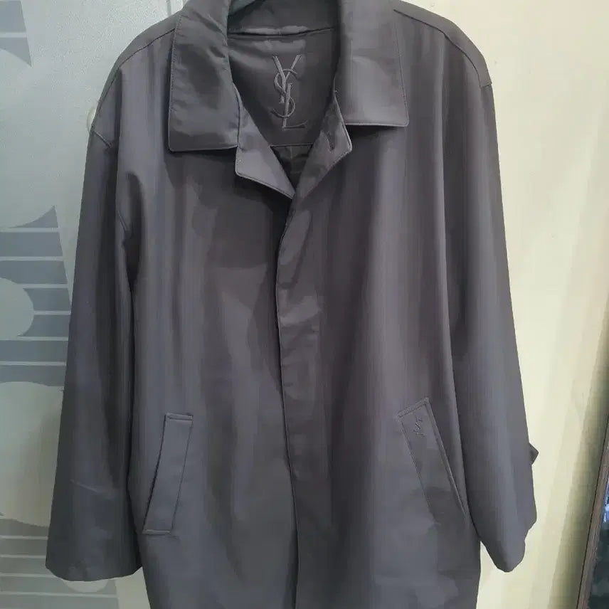 [BUNJANG] Yves Saint Laurent Gray Coat / 입생로랑 YSL 그레이색상 코트