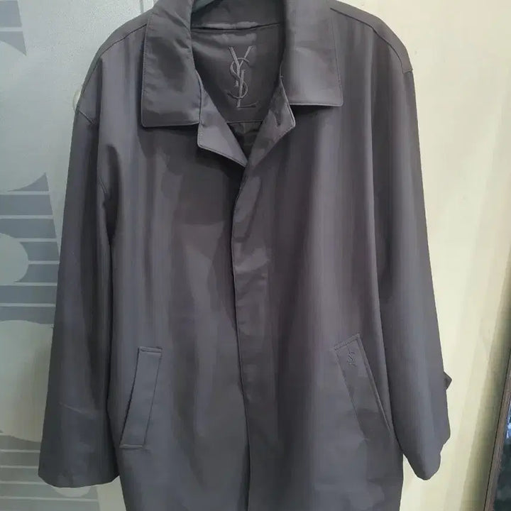 [BUNJANG] Yves Saint Laurent Gray Coat / 입생로랑 YSL 그레이색상 코트