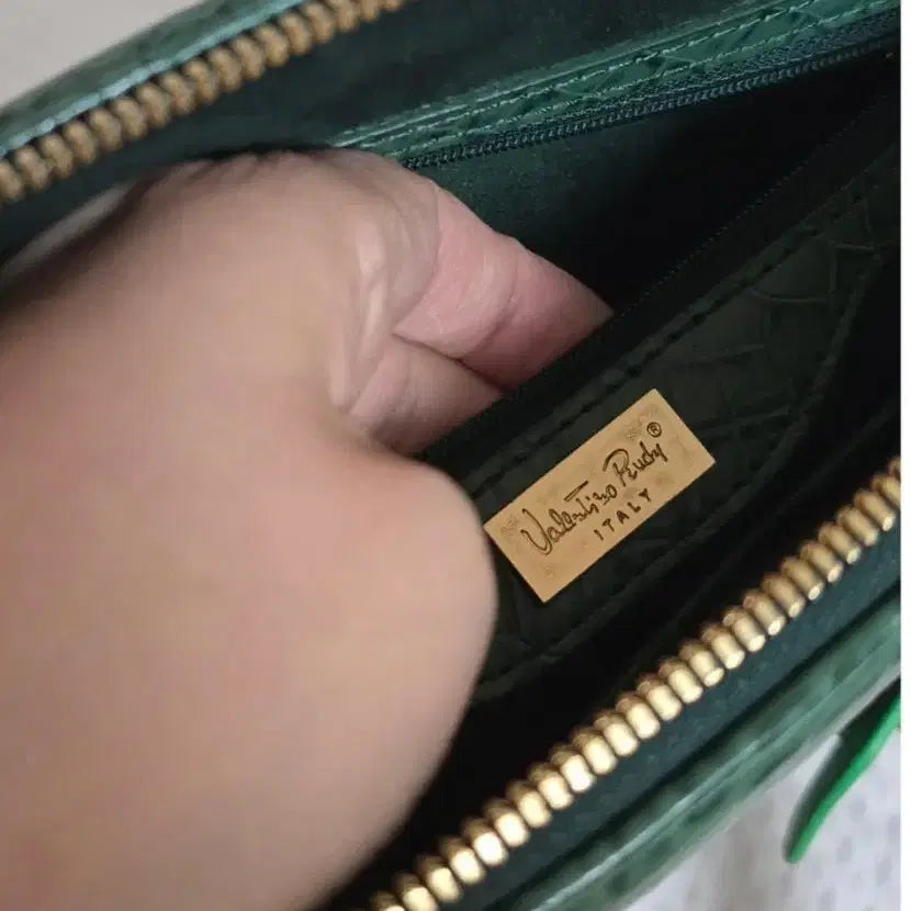 [BUNJANG] Valentino Crocodile Leather Tote Bag / 천연악어 토드백 발렌티노