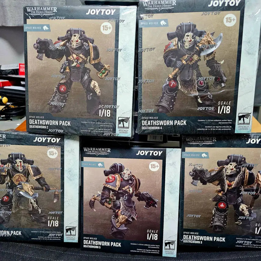 [BUNJANG] Joy Toy Warhammer Space Wolves Deathsworn Pack 5-Piece Set / 조이토이 워해머 스페이스울프 데스스원 팩 5종