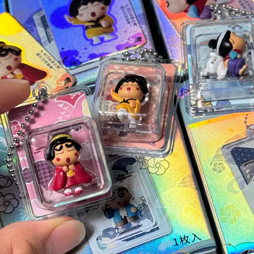 [BUNJANG] Crayon Shin-chan Kimono Rice Bead Keyring Figure / 짱구 기모노 쌀알 키링 피규어