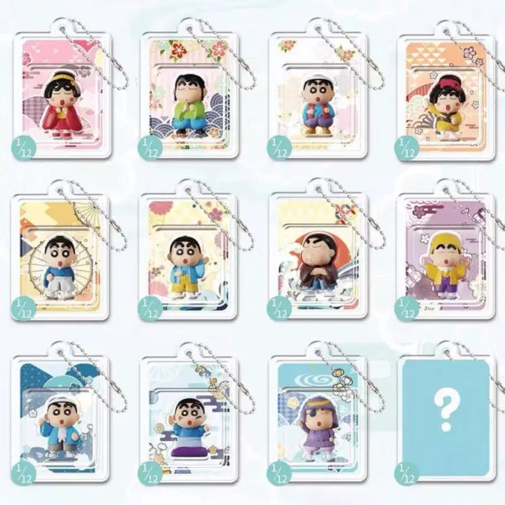 [BUNJANG] Crayon Shin-chan Kimono Rice Bead Keyring Figure / 짱구 기모노 쌀알 키링 피규어