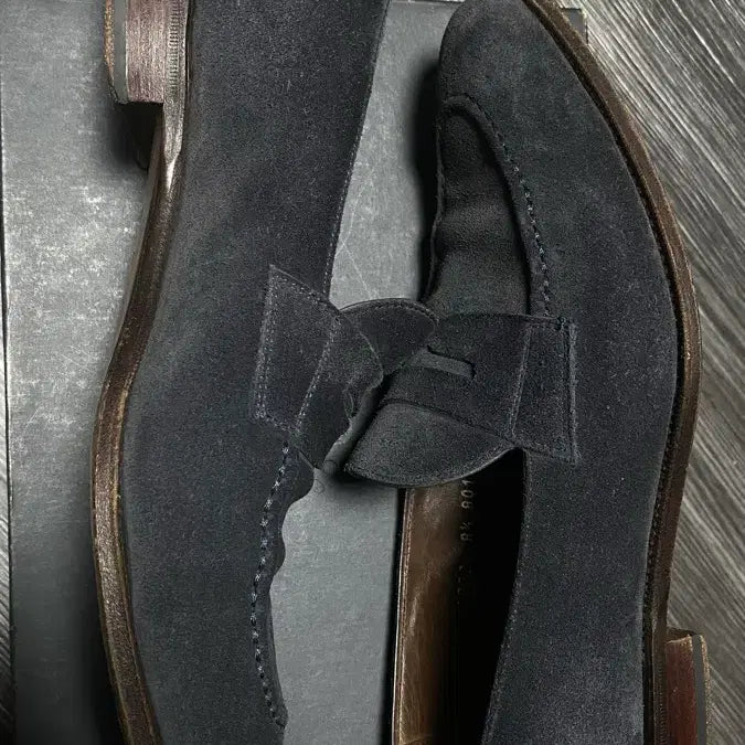 [BUNJANG] Carmina 80158 Simpson Suede Penny Loafers / Carmina 카르미나 스웨이드 페니로퍼 80158 심슨 265-270