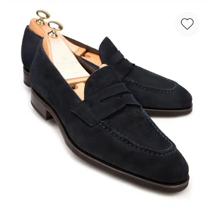 [BUNJANG] Carmina 80158 Simpson Suede Penny Loafers / Carmina 카르미나 스웨이드 페니로퍼 80158 심슨 265-270