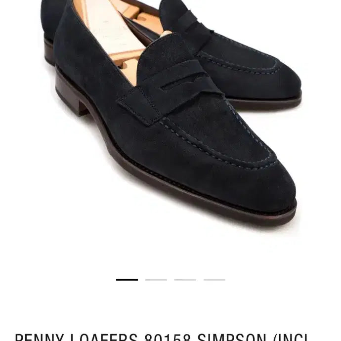 [BUNJANG] Carmina 80158 Simpson Suede Penny Loafers / Carmina 카르미나 스웨이드 페니로퍼 80158 심슨 265-270