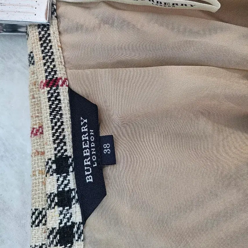 [BUNJANG] Burberry Linen Long Skirt / 버버리 린넨  롱 스커트 38