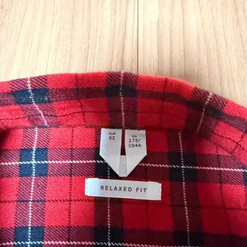 [BUNJANG] Arket Flannel Check Shirt 52 Size / 아르켓 플란넬 체크 셔츠 52사이즈