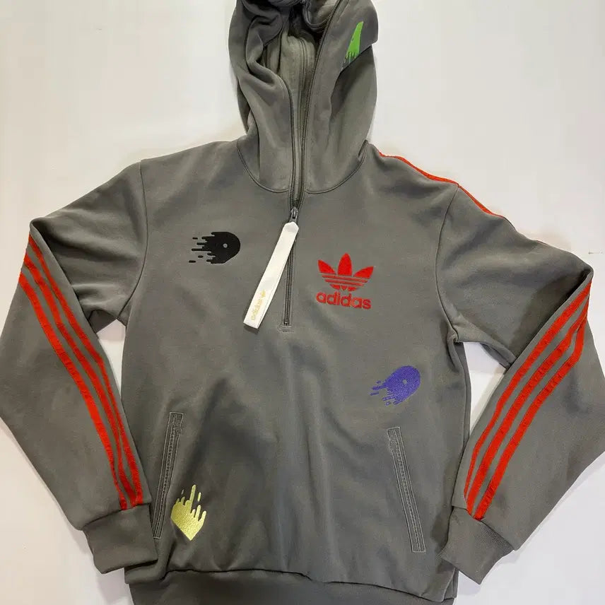 [BUNJANG] Adidas Half-Zip Hoodie (Size 95) / 아디다스 반집업 후드(95사이즈)