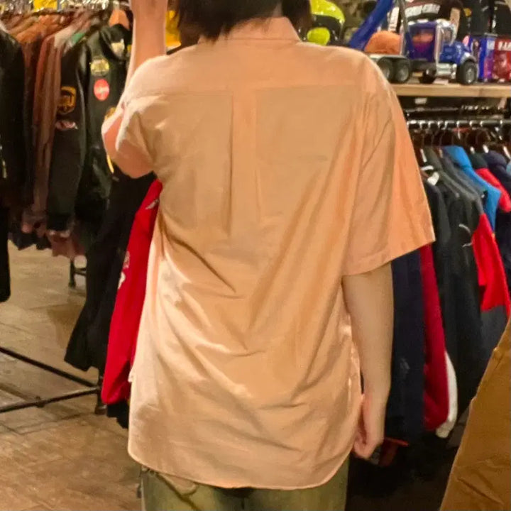 [BUNJANG] Carhartt Short Sleeve Shirt Coral / [HI] 칼하트 반팔 셔츠 코랄