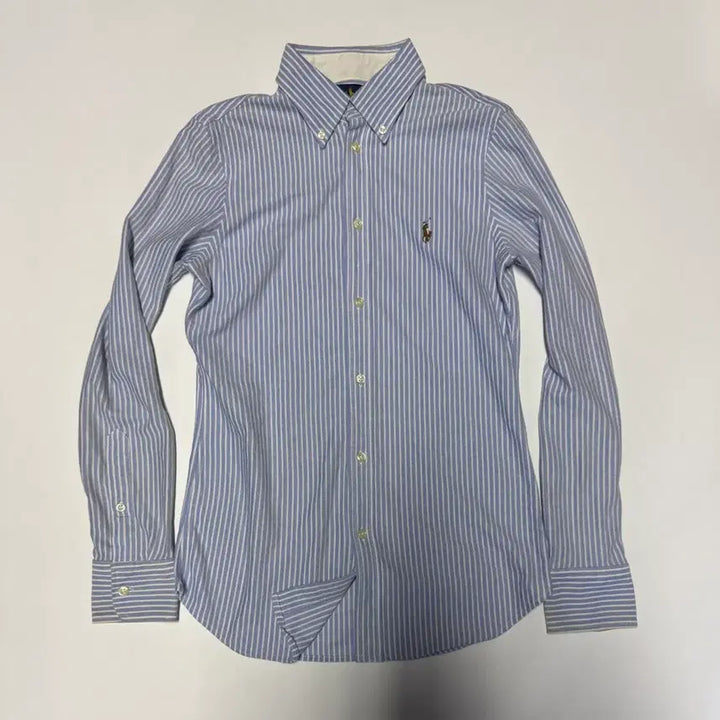 [BUNJANG] Polo Ralph Lauren Oxford Stripe Shirt / 여성 폴로 랄프로렌 옥스포드 니트 스트라이프 셔츠 S