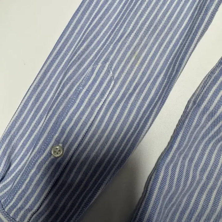 [BUNJANG] Polo Ralph Lauren Oxford Stripe Shirt / 여성 폴로 랄프로렌 옥스포드 니트 스트라이프 셔츠 S