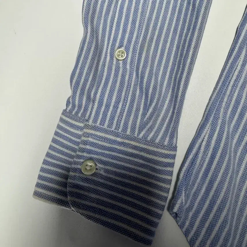 [BUNJANG] Polo Ralph Lauren Oxford Stripe Shirt / 여성 폴로 랄프로렌 옥스포드 니트 스트라이프 셔츠 S