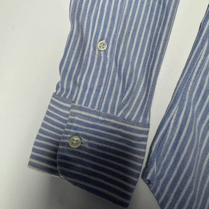 [BUNJANG] Polo Ralph Lauren Oxford Stripe Shirt / 여성 폴로 랄프로렌 옥스포드 니트 스트라이프 셔츠 S