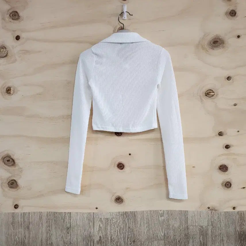 [SOLD OUT] 1155) 여성 어깨트임 크롭 긴팔티