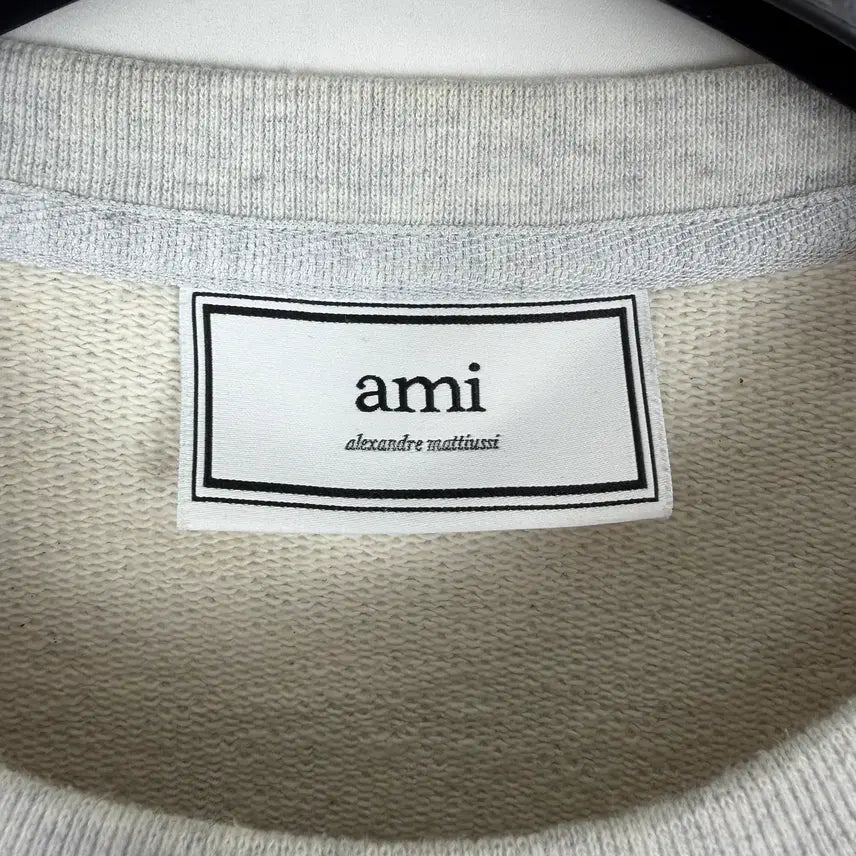 [BUNJANG] AMI Paris Tricolor Logo Sweatshirt / a94) 아미 AMI Paris 삼색 로고 맨투맨