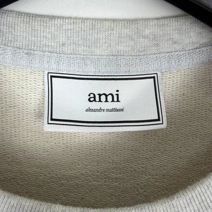 [BUNJANG] AMI Paris Tricolor Logo Sweatshirt / a94) 아미 AMI Paris 삼색 로고 맨투맨