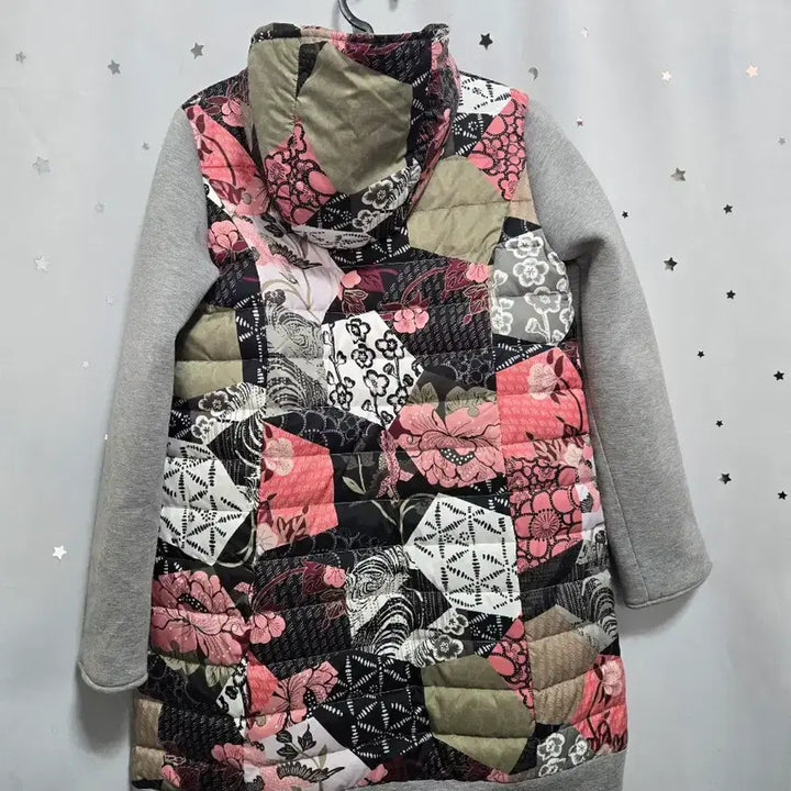 [BUNJANG] Rocco Ragni Flower Patch Hooded Quilted Jacket / Rocco Ragni 플라워 패치 후드 퀼팅 자켓 42