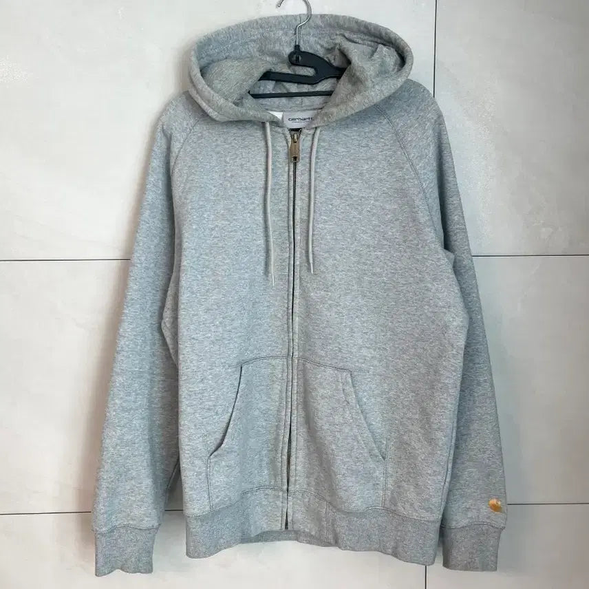 [BUNJANG] Carhartt Gray Hoodie Zip-up [M] / 칼하트 그레이 후드집업 [M]