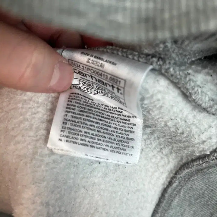 [BUNJANG] Carhartt Gray Hoodie Zip-up [M] / 칼하트 그레이 후드집업 [M]