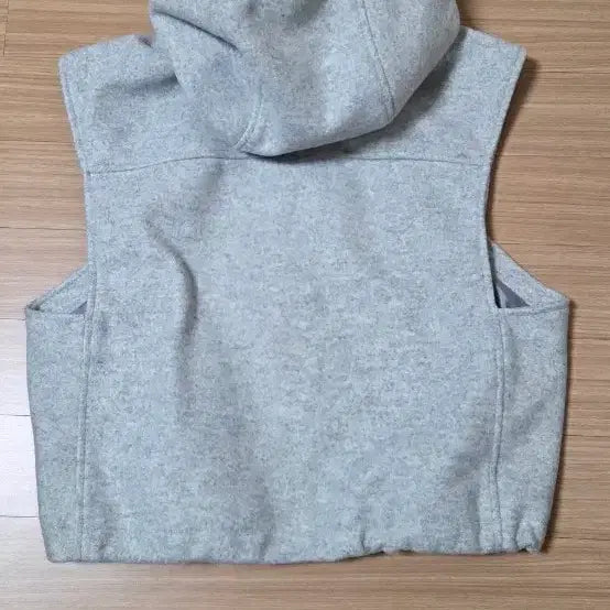 [BUNJANG] Hooded Vest Gray / 후드 조끼 그레이