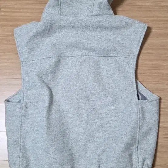 [BUNJANG] Hooded Vest Gray / 후드 조끼 그레이