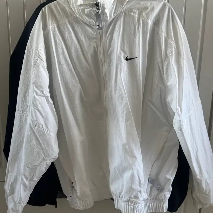 [BUNJANG] Nike NRG Solo Swoosh Track Jacket White / 나이키 NRG 솔로 스우시 트랙 자켓 화이트