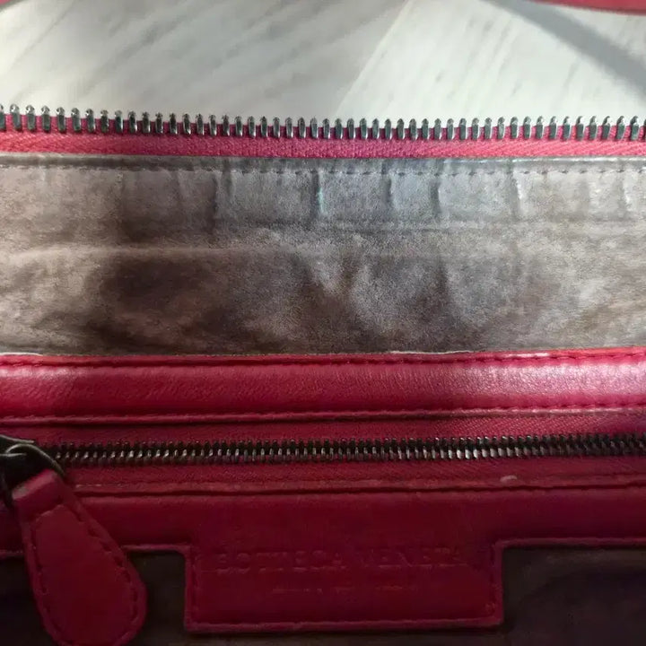 [BUNJANG] Bottega Veneta Intrecciato Red Shoulder Bag / 보테가베네타 레드 인트레치아토 숄더백