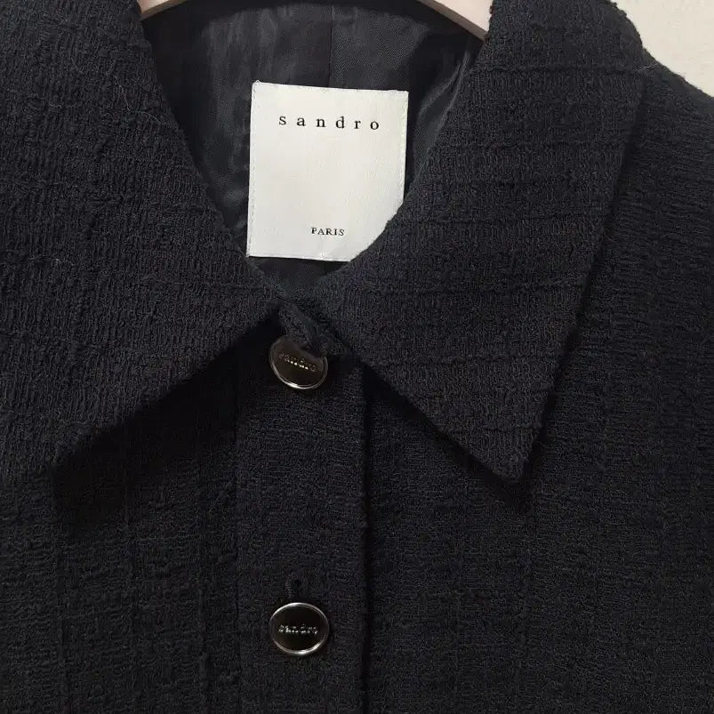 [SOLD OUT] 산드로 블랙 트위드 자켓