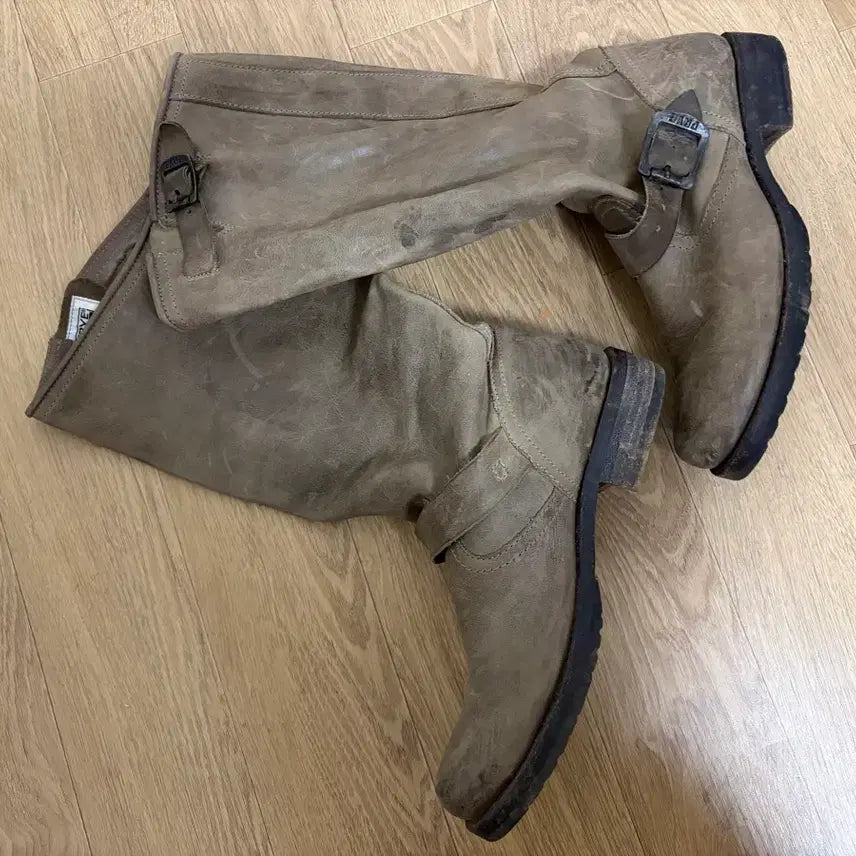 [BUNJANG] Frye Veronica Brown Leather Engineer Boots / 프라이 베로니카 브라운 가죽 엔지니어 부츠 7.5 245