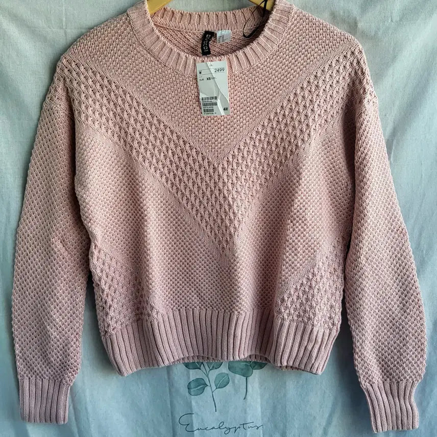 [BUNJANG] H&amp;M XS Knit Sweater / 에이치앤엠 여성 XS 니트 스웨터 베이직 라운드넥 새상품 데일리