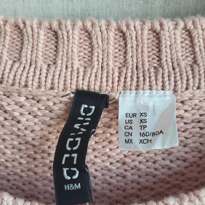[BUNJANG] H&amp;M XS Knit Sweater / 에이치앤엠 여성 XS 니트 스웨터 베이직 라운드넥 새상품 데일리