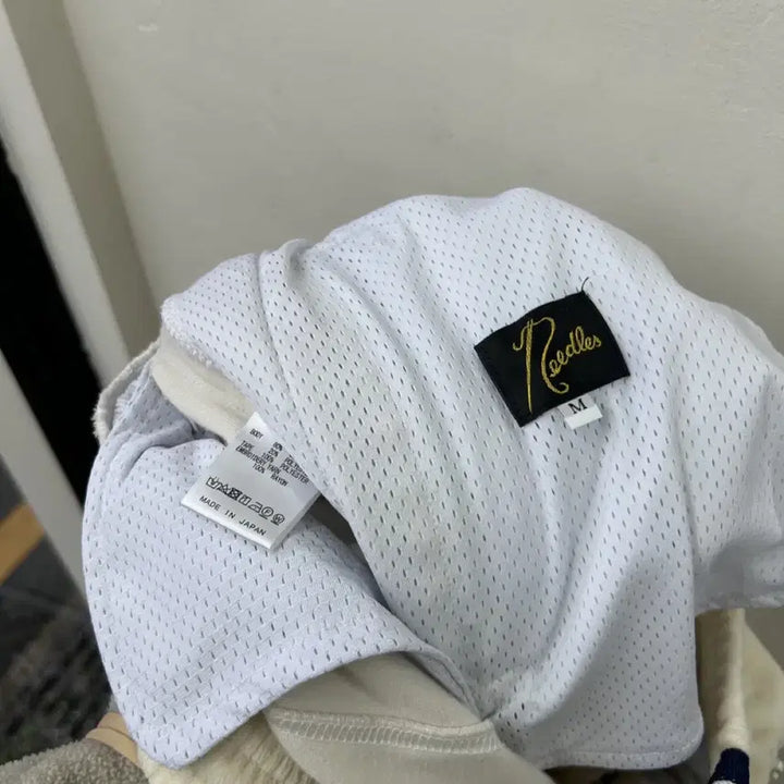 [BUNJANG] Needles Straight Poly Smooth Ice White Track Pants / 16382 - 니들스 스트레이트 폴리 스무스 아이스 화이트 트랙 팬츠