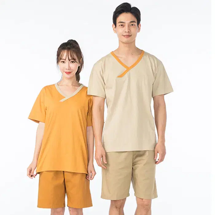 [BUNJANG] Unbranded 20-Count Cotton 황토 (XL) T-shirt / [창고정리새제품] 면20수 121황토 100(XL) 반팔티 새제품