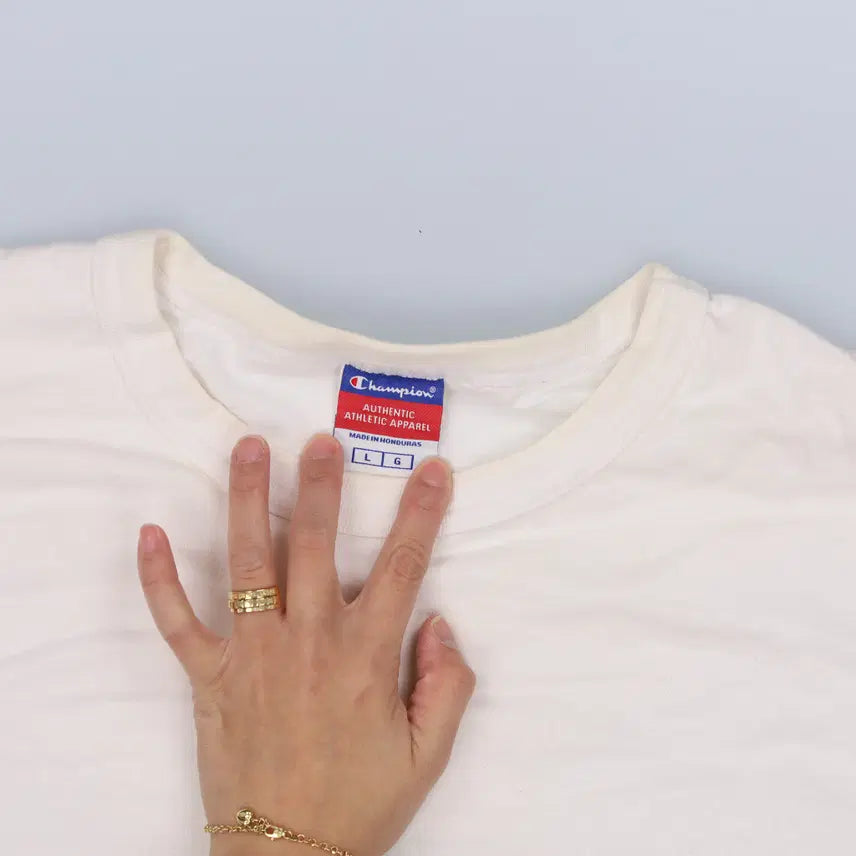 [BUNJANG] L Champion Round Short Sleeve T-shirt / L 챔피온 라운드 반팔티 0320H1