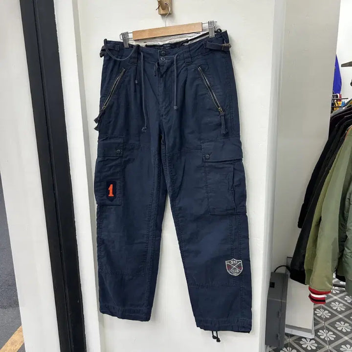 [BUNJANG] Polo Ralph Lauren Snow Challenge Patch Cargo Pants / 16383 - 폴로 랄프로렌 스노우 챌린지 와펜 카코 팬츠