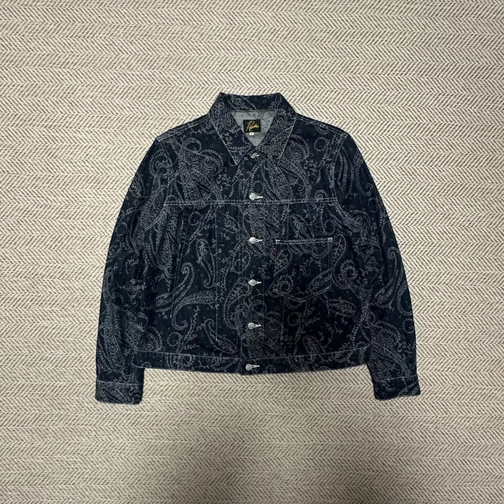 [BUNJANG] Needles Paisley Denim Jacket / NEEDLES japan made paisley denim jakcet