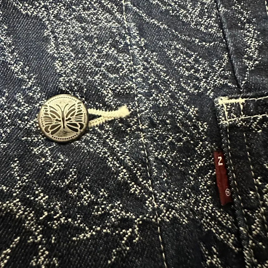 [BUNJANG] Needles Paisley Denim Jacket / NEEDLES japan made paisley denim jakcet