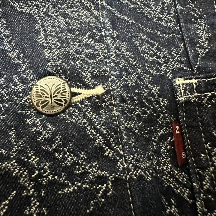 [BUNJANG] Needles Paisley Denim Jacket / NEEDLES japan made paisley denim jakcet