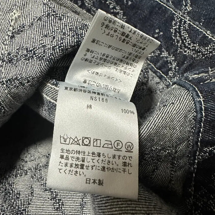 [BUNJANG] Needles Paisley Denim Jacket / NEEDLES japan made paisley denim jakcet